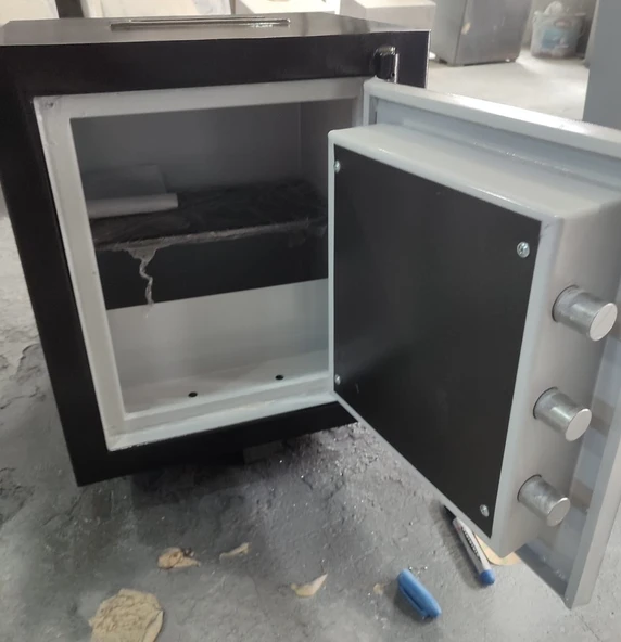 Montajlı 50 cm Çelik Kumbara Para Kasasi ŞİFRELİ - 3