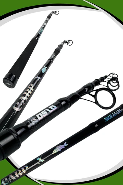 Oslo Carp-x 390cm 3,5LBS Dam Darkside 4 8000S FD Sazan Olta Takımı Seti - Resim 3