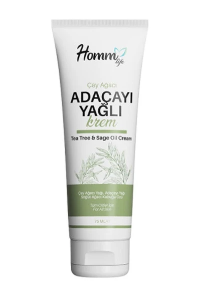 Homm Life Çay Ağacı Adaçayı Yağlı Krem 75 ML