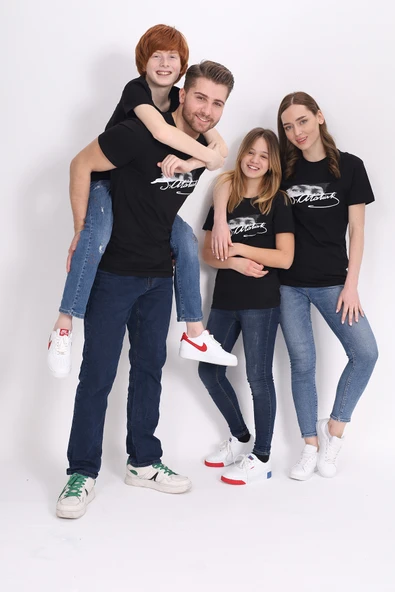 Toontoy Unisex Çocuk Atatürk Baskılı Tişört 23072 - 8