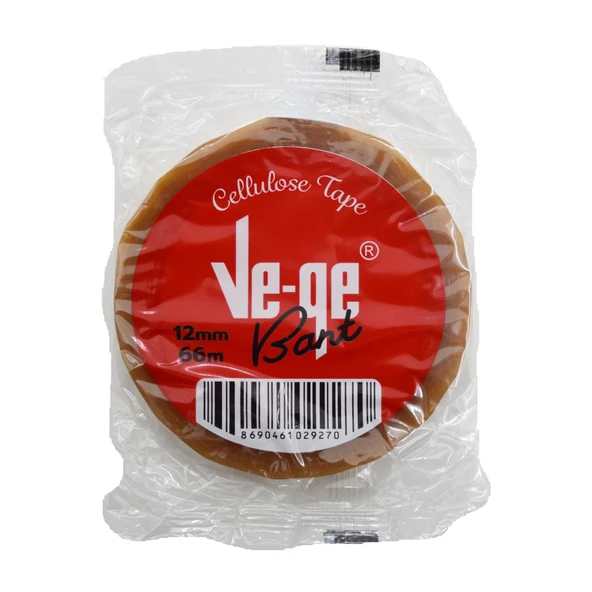 Vege Limited Retro Edition 12x66 mt Selefon Bant(Cellulose Tape) 1 Adet