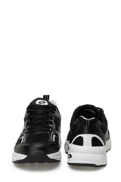 Lotto ATHENS 5FX 101938212 Erkek Spor Ayakkabı Siyah Beyaz 40-45 - Resim 5