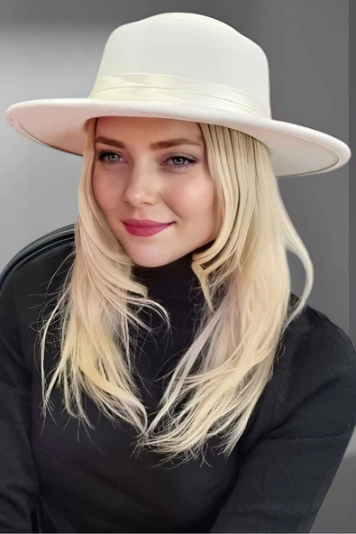 Kadın Kaşe Gondol Şapka - 6