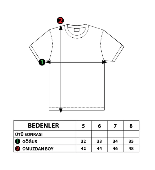 Toontoy Kız Çocuk Güneş Varaklı Tişört - Resim 6