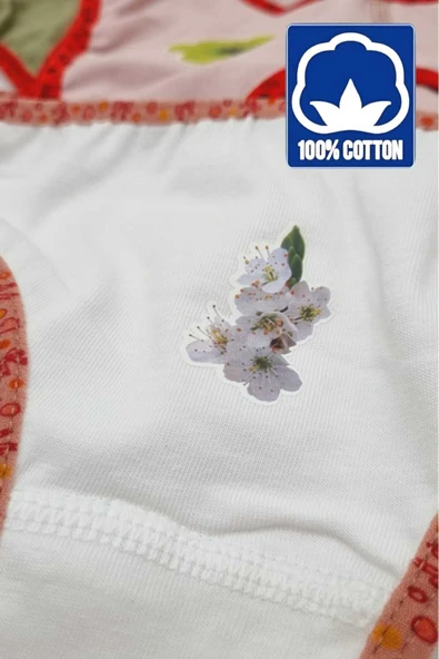 Kız Çocuk %100 Pamuklu 12'li Külot - 3