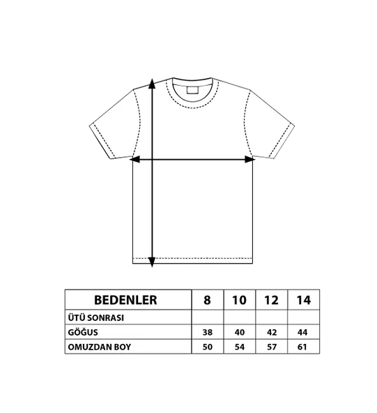 Toontoy Kız Çocuk Renkli Instagram Baskılı Tişört - 4