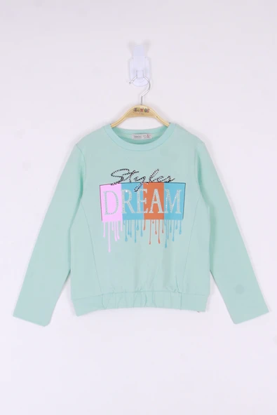 Toontoy Kız Çocuk Dream Baskılı Tişört - 3