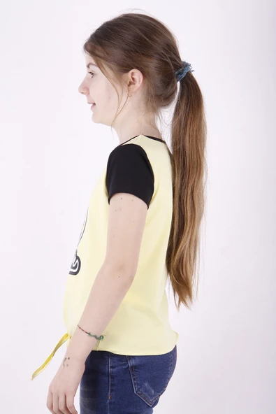 Toontoy Kız Çocuk Superior Baskılı Tişört - 8