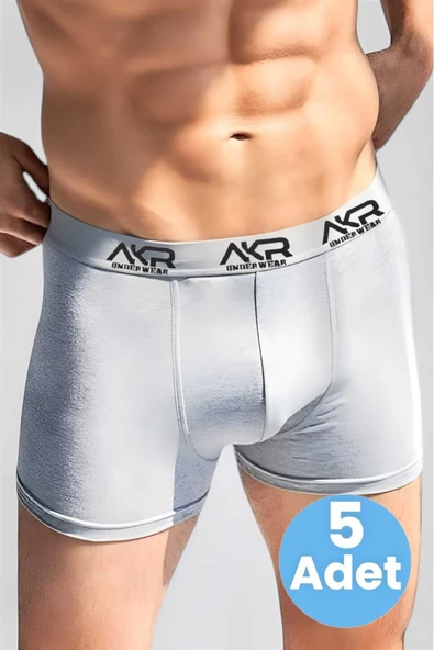 Erkek Likralı 5'li Boxer - 5