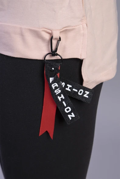 Toontoy Kız Çocuk Renkli Instagram Baskılı Tişört - 6