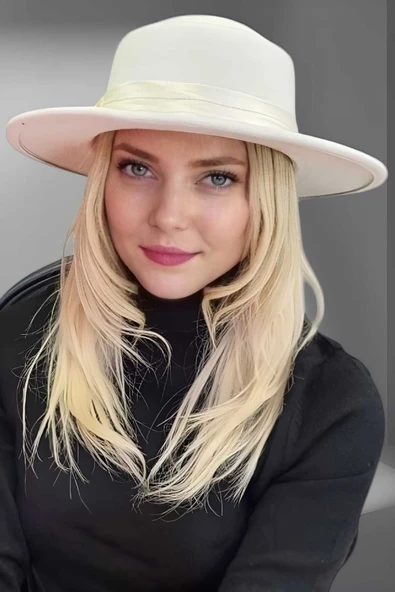 Kadın Kaşe Gondol Şapka - 5