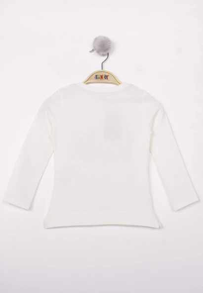Toontoy Kız Çocuk Think Varaklı T-Shirt - 4