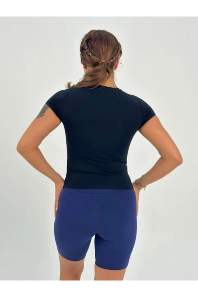 Fitted/vücuda Oturan Crop T-shirt - 7
