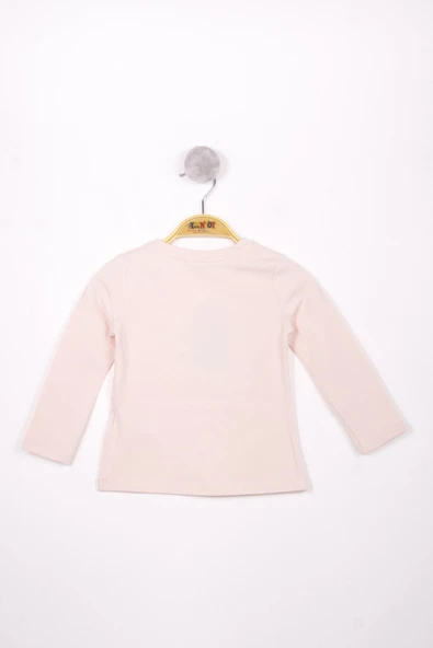 Toontoy Kız Çocuk Flower Baskılı T-Shirt - 2