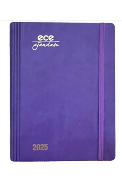 Ece Ajandası Marmaris 2025 Termo Deri 12X16 Günlük Ajanda Çizgili ürün görseli 1