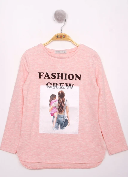 Toontoy Kız Çocuk Fashion Baskılı Tişört - 3