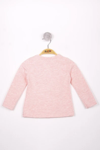 Toontoy Kız Çocuk Flower Baskılı T-Shirt - 12