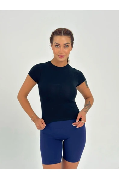 Fitted/vücuda Oturan Crop T-shirt - 5