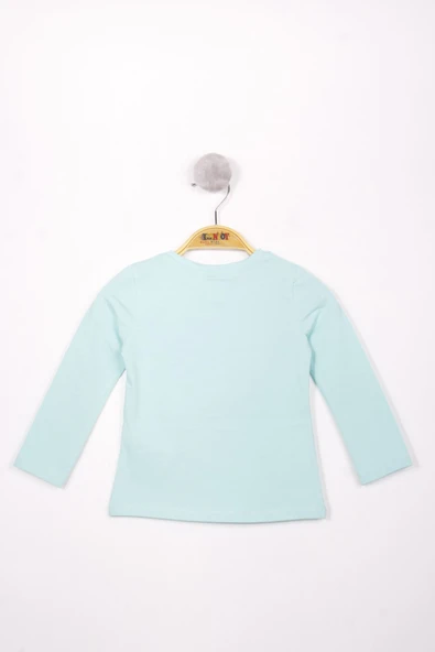 Toontoy Kız Çocuk Flower Baskılı T-Shirt - 4
