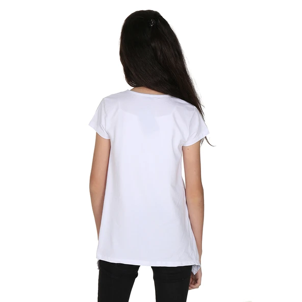 Toontoy Kız Çocuk Parfüm Nakışlı T-Shirt - 8