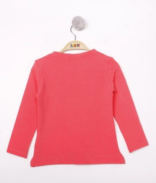 Toontoy Kız Çocuk Think Varaklı T-Shirt - 11