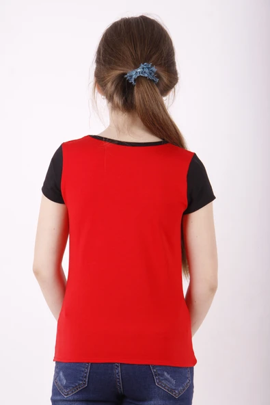 Toontoy Kız Çocuk Superior Baskılı Tişört - 6