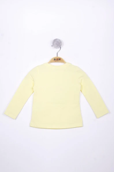 Toontoy Kız Çocuk Flower Baskılı T-Shirt - 10