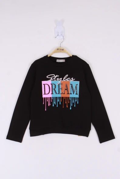 Toontoy Kız Çocuk Dream Baskılı Tişört - 8