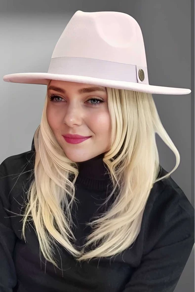 Kadın Panama Kaşe Fötr Şapka - 2