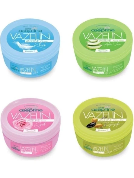 CİRE ASEPTİNE VAZELİN 90ML 4LÜ KARMA