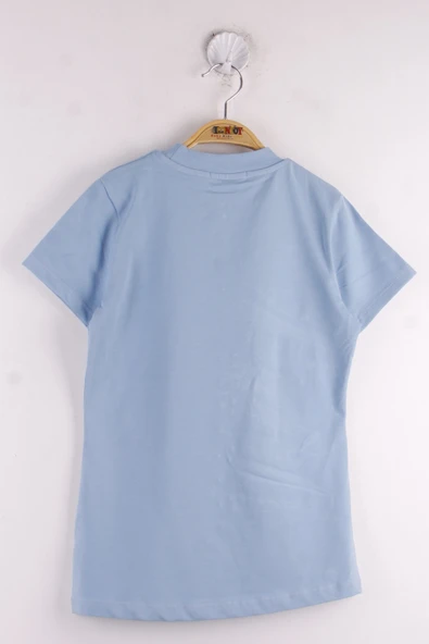 Toontoy Kız Çocuk Önü Dantelli Okul Tişört - 8