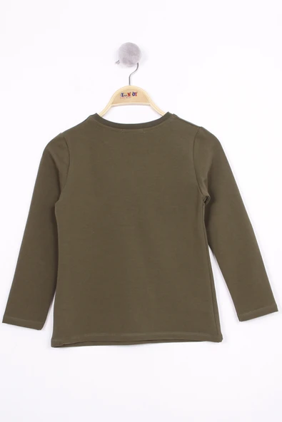 Toontoy Kız Çocuk Kareli Baskılı T-Shirt - Resim 2