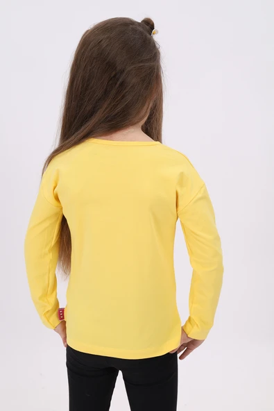 Toontoy Kız Çocuk  Sweet Baskılı Tişört - 4