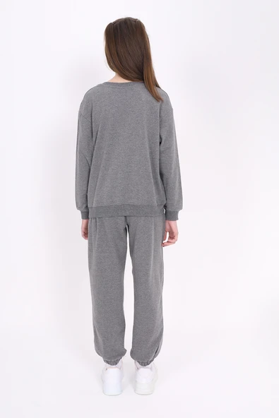 Toontoy Kız Çocuk Baskılı Sweatshirt - 6