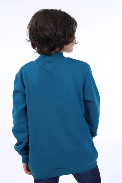 Toontoy Erkek Çocuk Kurt Baskılı Sweatshirt - 2