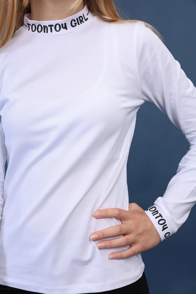 Toontoy Kız Çocuk Okul Tişört - 4