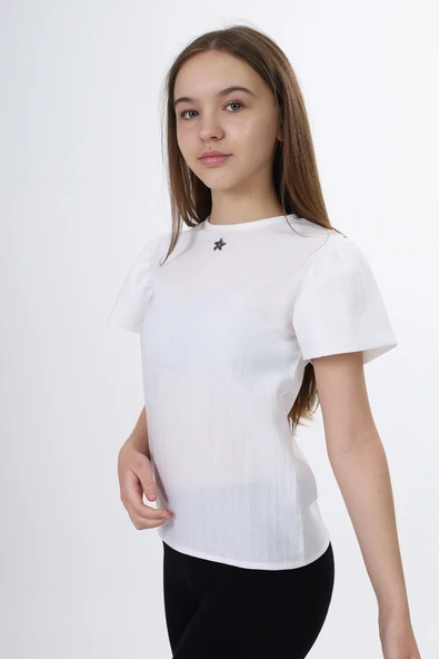 Toontoy Kız Çocuk Okul Tişört - 2