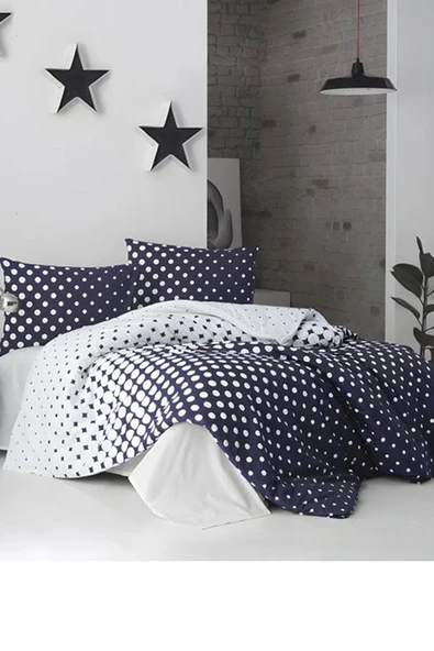 Çift Kişilik Nevresim Takımı Pamuklu Gece Yıldızları - 2