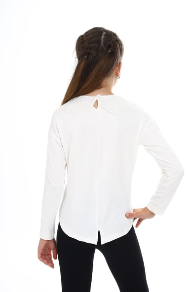 Toontoy Kız Çocuk Okul Tişört - 4