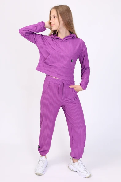 Toontoy Kız Çocuk Eşofman Takım - Resim 5