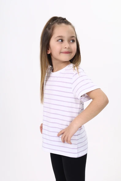 Toontoy Unisex Çocuk Çizgili Tişört - 2