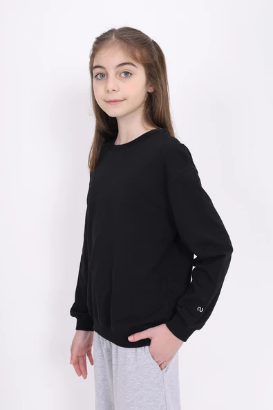 Toontoy Kız Çocuk Baskılı Sweatshirt - 9