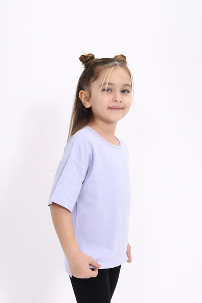 Toontoy Kız Çocuk Baskılı Tişört - 5