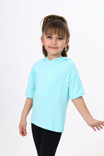 Toontoy Kız Çocuk Nakışlı Tişört - 9