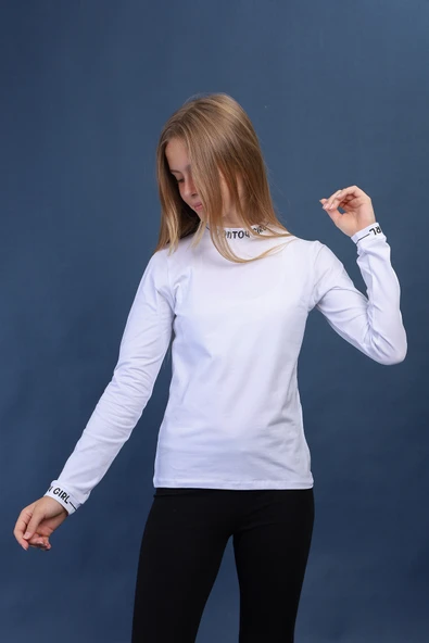 Toontoy Kız Çocuk Okul Tişört - 3