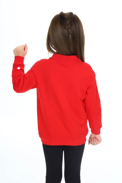 Toontoy Kız Çocuk Baskılı Sweatshirt - 4