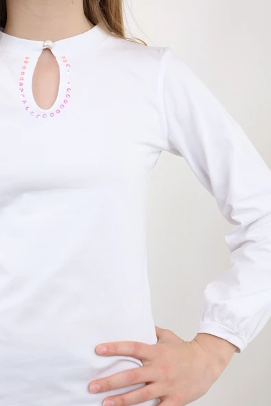 Toontoy Kız Çocuk Okul Tişört - 3