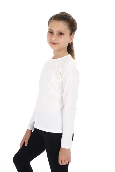 Toontoy Kız Çocuk Okul Tişört - 2