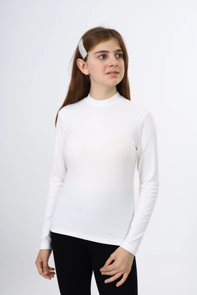 Toontoy Kız Çocuk Okul Tişört - 5