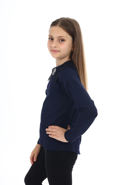 Toontoy Kız Çocuk Okul Tişört - 8